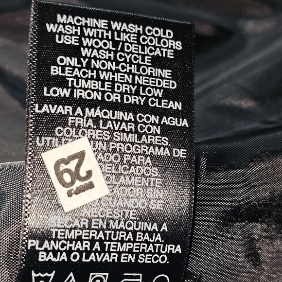 Norma Kamali Black Velvet Blazer Jacket Size 16 – Soft Stretch Corduroy Look - Picture 11 of 11